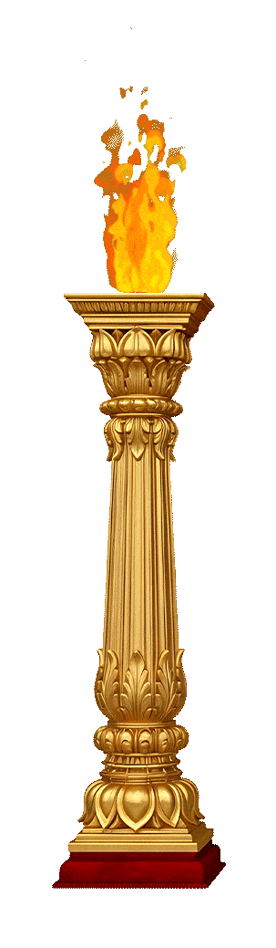 Traditional Gurukul Pillar Decoration Left